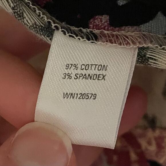 Amber Sun Boho Floral Paisley Textured Denim/Jean Jacket Pastel Blue, Purple L - Picture 6 of 10